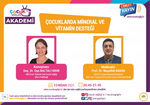 ÇOCUKLARDA MİNERAL VE VİTAMİN DESTEĞİ